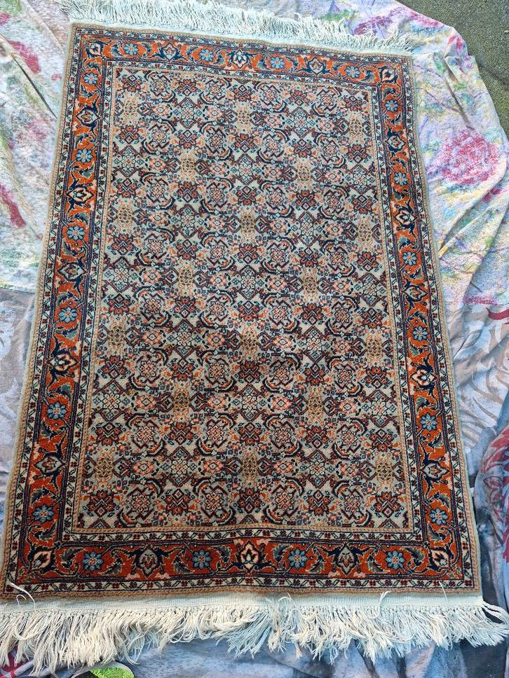 Handgeknoopte Bidjar Perzische tapijt 150x10 cm, Huis en Inrichting, Stoffering | Tapijten en Kleden, Zo goed als nieuw, 100 tot 150 cm