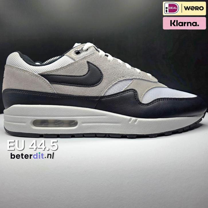 Nike Air Max 1 Essen. 'White Pure Platinum Black'
Maat: 44.5, Kleding | Heren, Schoenen, Zo goed als nieuw, Sneakers of Gympen