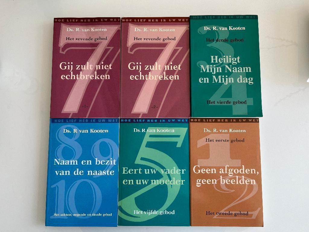 Ds. R. van Kooten - 6 boeken, Boeken, Ophalen of Verzenden, Zo goed als nieuw, Christendom | Protestants
