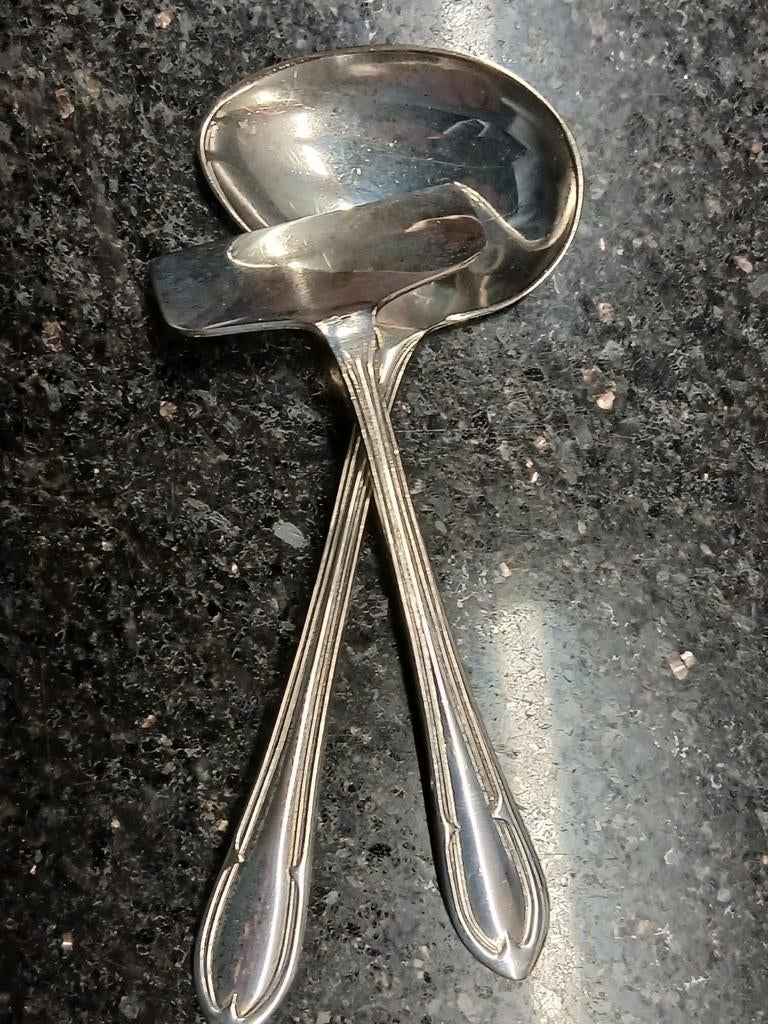 Vintage jaren 60 doopset EPNS A1, Sheffield England silver, Antiek en Kunst, Antiek | Bestek, Ophalen of Verzenden