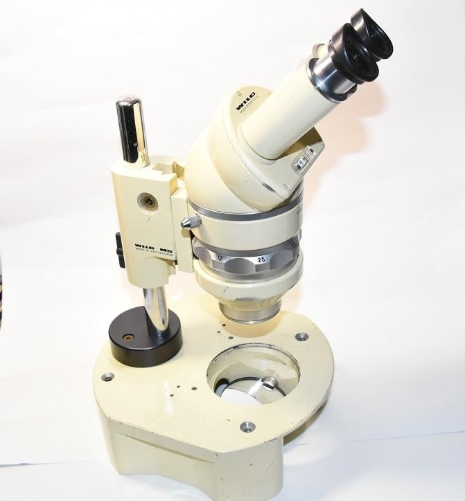 Wild Heerbrugg M5 Stereomicroscope. Zie info, Audio, Tv en Foto, Optische apparatuur | Microscopen, Ophalen of Verzenden, Gebruikt