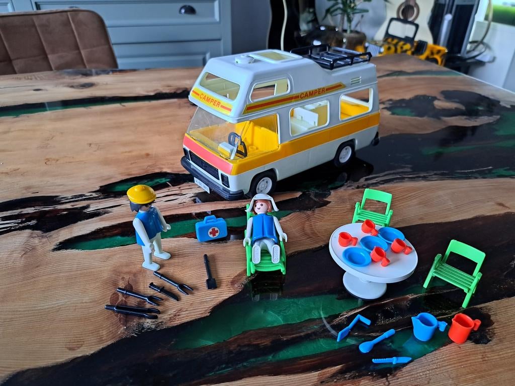 Playmobil Camper 3258 - Vintage Kampeerplezier, Ophalen of Verzenden, Gebruikt, Jongen of Meisje