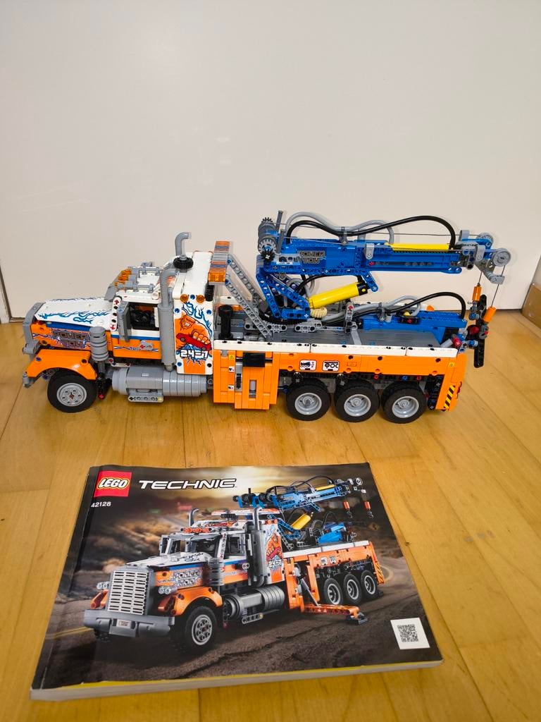 Lego Technic 42128 Heavy Duty Tow Truck gebouwd, Ophalen of Verzenden, Gebruikt, Complete set, Lego