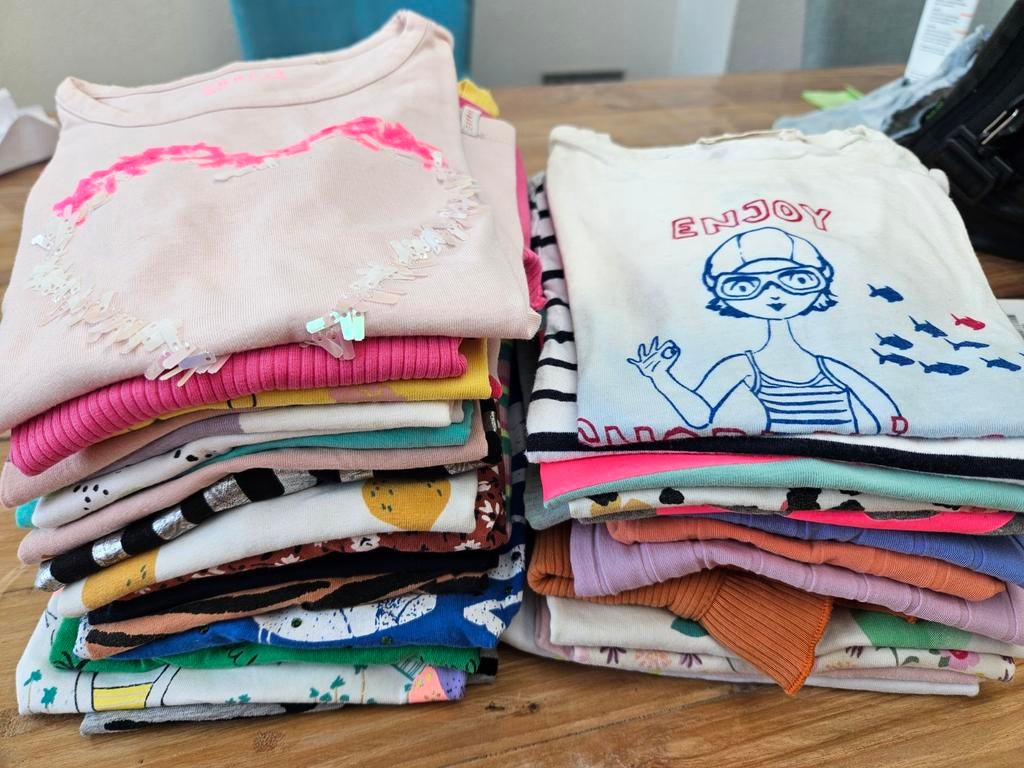 Groot pakket meisje (draag-)maat 110/116 (enkele 104) zomer, Kinderen en Baby's, Ophalen of Verzenden, Zo goed als nieuw, Maat 110