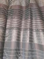 Brons / bruin-/zwarte gordijnen met railhaakjes, Ophalen, 200 cm of meer, Zo goed als nieuw, 200 cm of meer