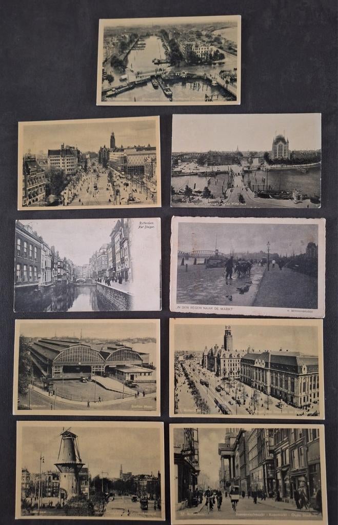 Collectie oude ansichtkaarten van Rotterdam, Verzamelen, Ansichtkaarten | Nederland, Ophalen of Verzenden, Voor 1920, Zuid-Holland