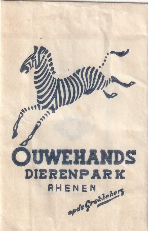 Suikerzakje #707 : Ouwehands Dierenpark Rhenen, Verzenden, Nederland