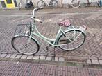 Lichtblauwe fiets met superfijn rek, Versnellingen, Ophalen, Overige merken, 53 tot 56 cm