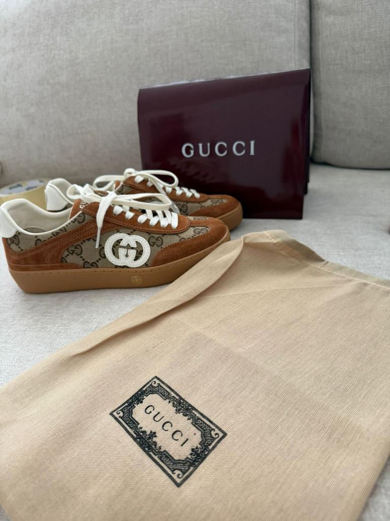 Gucci sneakers G75 maat 36 nieuw, Ophalen of Verzenden, Nieuw, Bruin, Sneakers of Gympen