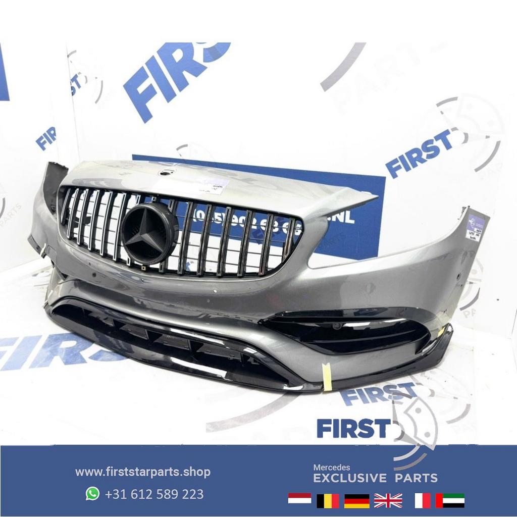 W176 FACELIFT A KLASSE 2018 A45 AMG VOORBUMPER WIT AERO PERF, Gebruikt, -, Voor, Ophalen of Verzenden