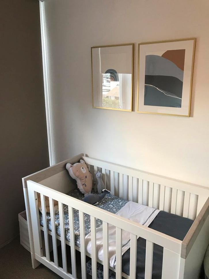 TWF Ledikant 60 x 120 - Commode - Hanglegkast Futura, Kinderen en Baby's, Kinderkamer | Complete kinderkamers, Ophalen