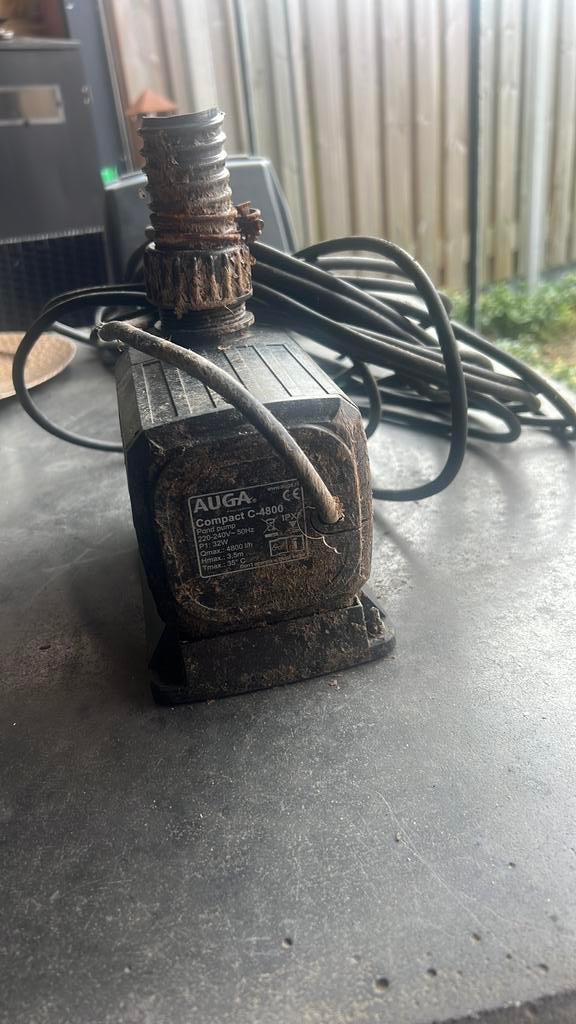Auga Compact C 4800 vijverpomp, Tuin en Terras, Vijver-toebehoren, Ophalen, Gebruikt, Vijverpomp