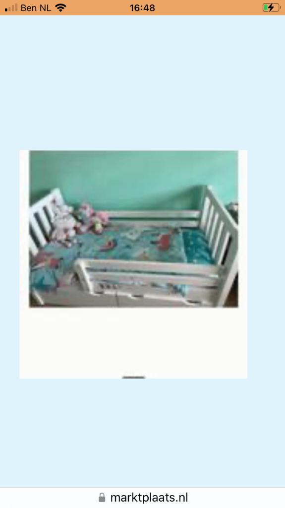 Peuterbed, Gebruikt, 70 tot 85 cm, 140 tot 160 cm, Ophalen