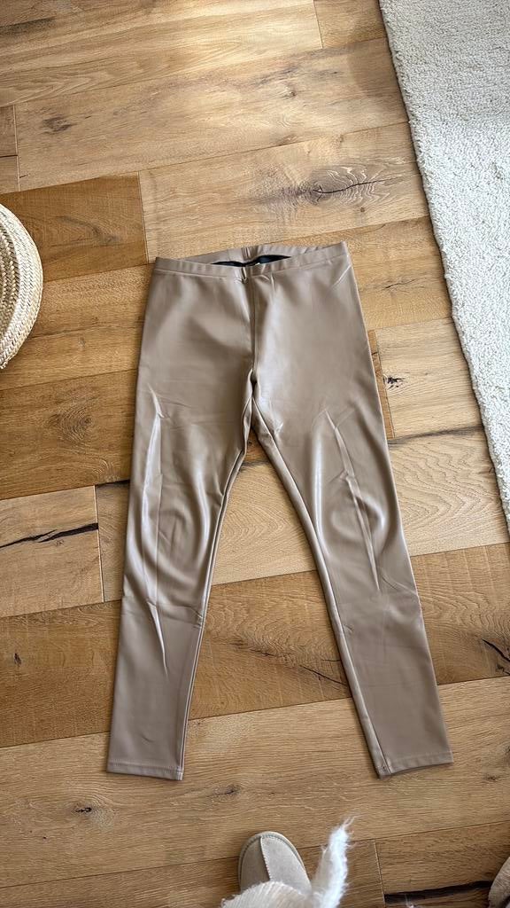 NORFY stretch treggging imitatie leer nieuw maat 42, Bruin, Maat 42/44 (L), Nieuw, Ophalen of Verzenden