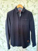 Scotch & Soda blauw overhemd jasje Large, Blauw, Ophalen of Verzenden, Zo goed als nieuw, Halswijdte 41/42 (L)