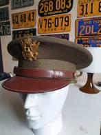 Pet/Cap Officers US Army WW2, Ophalen of Verzenden, Landmacht, Amerika, Helm of Baret
