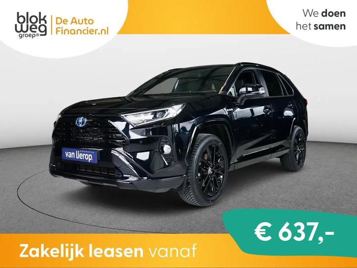 Toyota RAV4 2.5 Hybrid AWD Black Edition TREKHA € 37.495,0, Auto's, Toyota, Bedrijf, Te koop, Rav4, 360° camera, ABS, Achteruitrijcamera