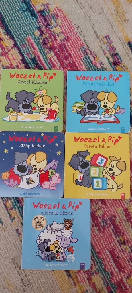 Woezel en Pip boekjes - Set van 5 leuke kinderboeken, Boeken, Kinderboeken | Jeugd | onder 10 jaar, Ophalen of Verzenden, Gelezen