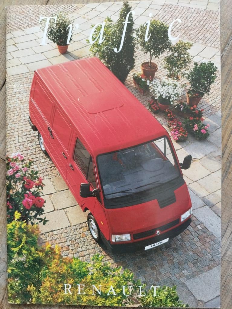 Renault Trafic folder uit 1996, Renault, Ophalen of Verzenden, Zo goed als nieuw, Renault