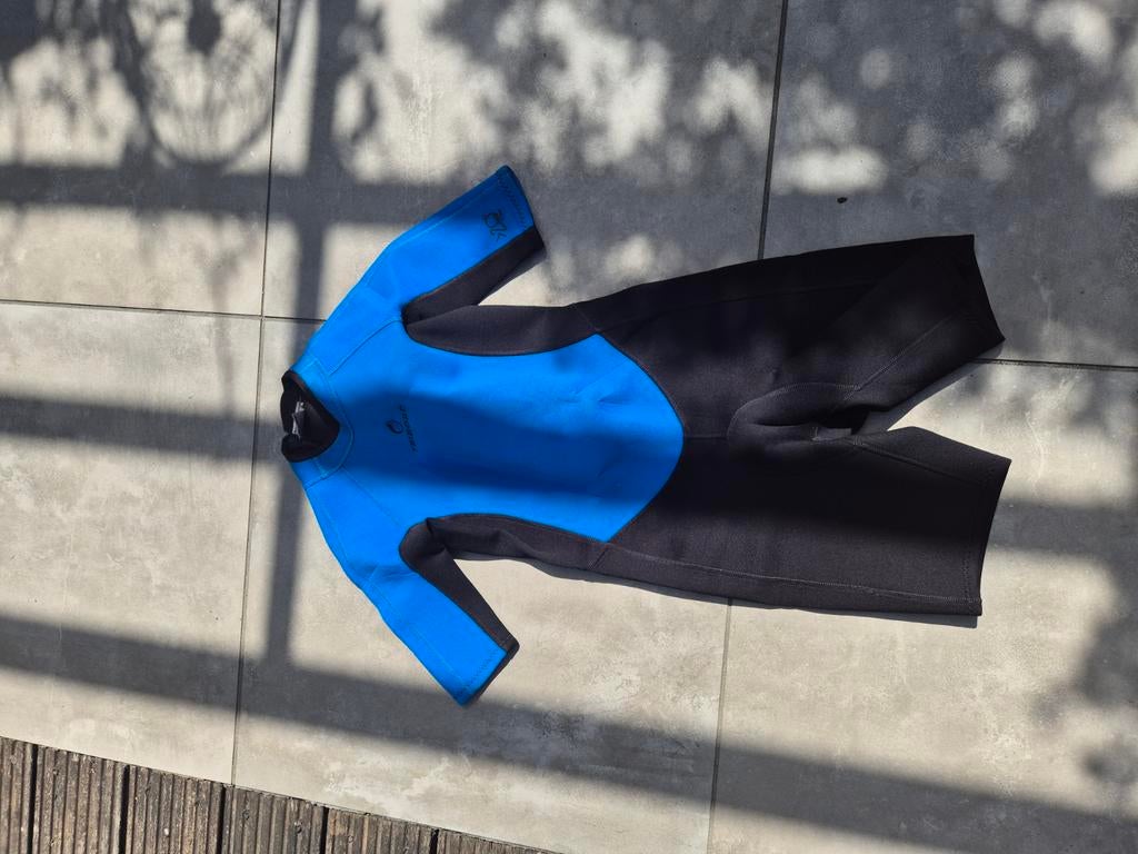 Tribord Wetsuit Kinderen - Blauw/Zwart - Maat 14 jaar, Watersport en Boten, Wetsuit, Ophalen of Verzenden, Zo goed als nieuw, Tribord