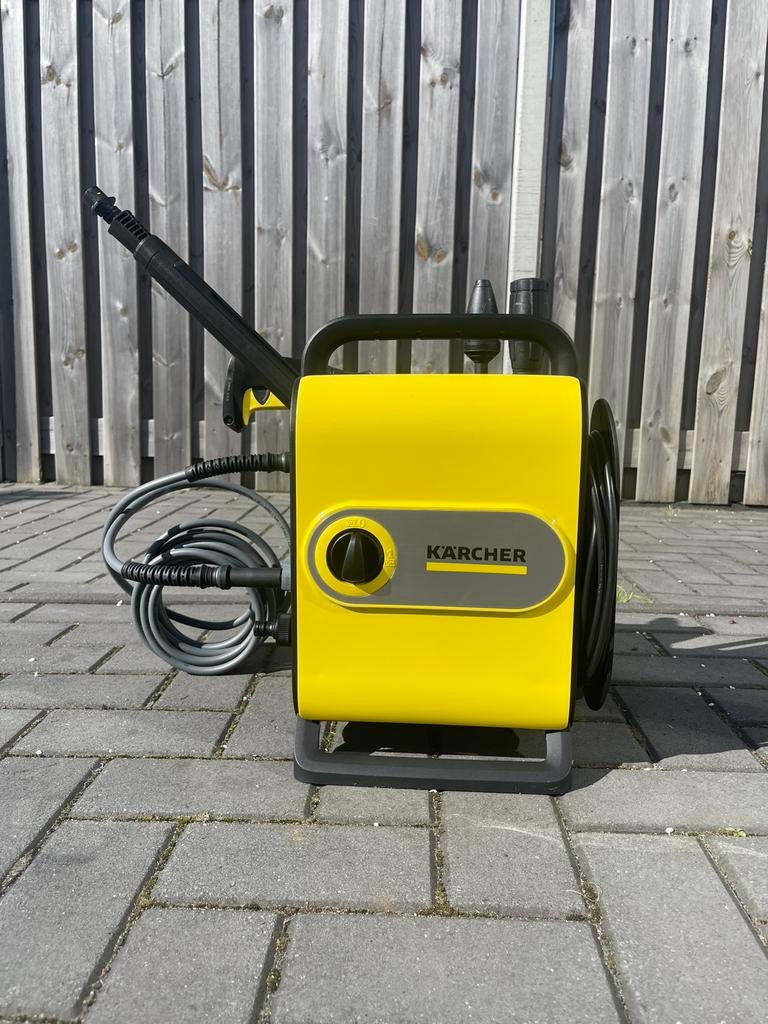 Kärcher K Silent eco!Booster hogedrukreiniger - Nieuwstaat, Doe-het-zelf en Verbouw, Reinigingsmachines, Ophalen of Verzenden