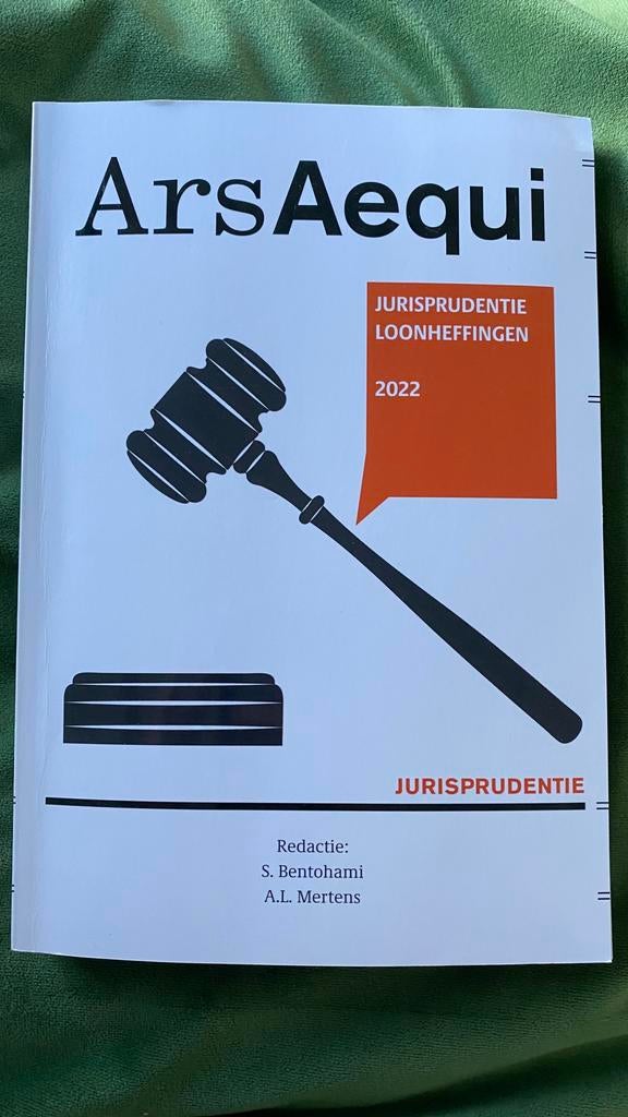 Jurisprudentie loonheffingen 2022 - Ars Aequi, Boeken, Ophalen of Verzenden, Beta, Zo goed als nieuw, WO
