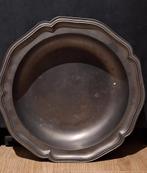 Antieke Tinnen Schaal met Golvende Rand, Antiek en Kunst, Antiek | Schalen, Ophalen of Verzenden