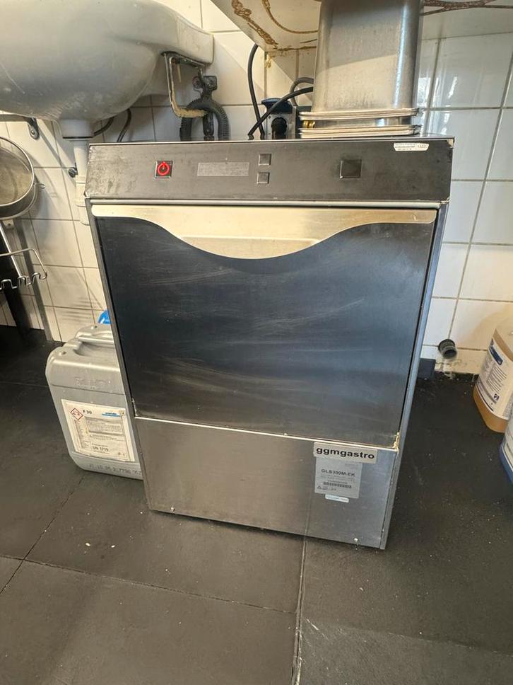Horeca glazenspoelmachine, Witgoed en Apparatuur, Vaatwasmachines, Gebruikt, Vrijstaand, Minder dan 85 cm, 45 tot 60 cm, 14 tot 18 liter