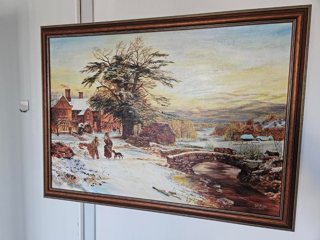 Schilderij jc blom, Ophalen of Verzenden