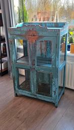 Vitrine kast uit India, ibiza stijl, Ophalen