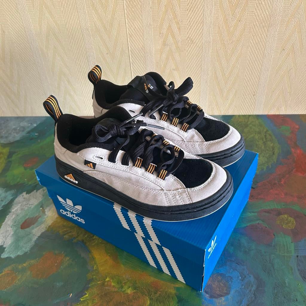 Adidas Wilcox Grey (1998) Vintage schoenen (EU: 41.5), Zwart, Ophalen of Verzenden, Sneakers of Gympen, Zo goed als nieuw