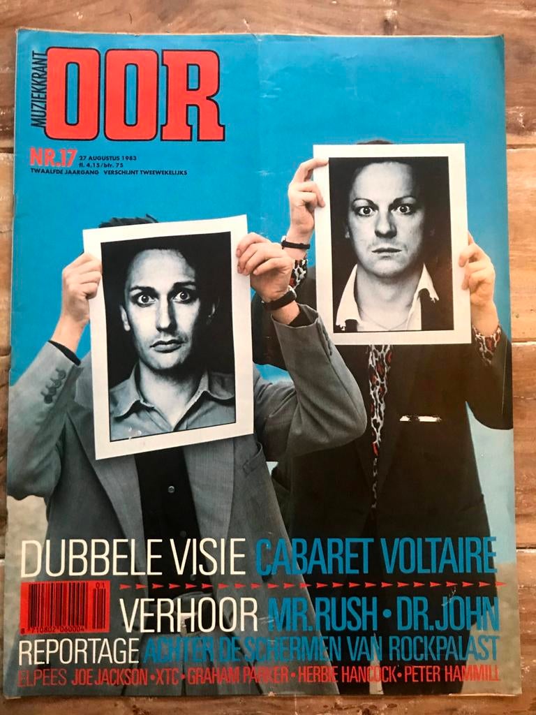 Muziekkrant OOR 1983 RUSH Cabaret Voltaire DR JOHN Alerta, Ophalen of Verzenden, Zo goed als nieuw, Muziek, Film of Tv