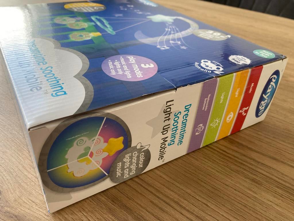 Playgro Dreamtime Soothing Light Up Muziekmobiel Nieuw, Ophalen of Verzenden, Nieuw, Mobiel, Met licht