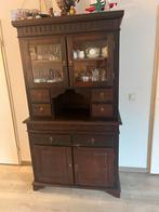 Mooie donkerbruine buffetkast met veel opbergruimte, Huis en Inrichting, Kasten | Buffetkasten, Ophalen, Gebruikt, 100 tot 150 cm