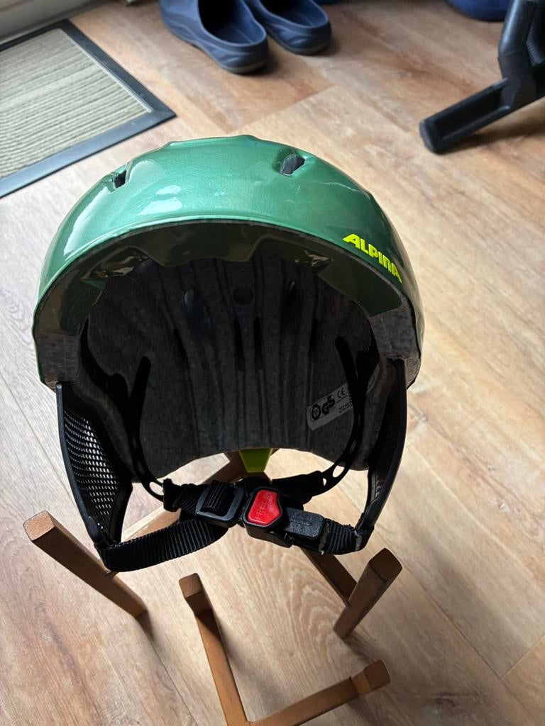 Alpina kinder skihelm helm  kijk maat 48-52, Ophalen of Verzenden, Tweedehands, XS, Overige merken