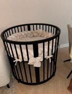 Baby box inclusief boxkleed en stootrand, Kinderen en Baby's, Ophalen, Zo goed als nieuw, Rond, Boxkleed