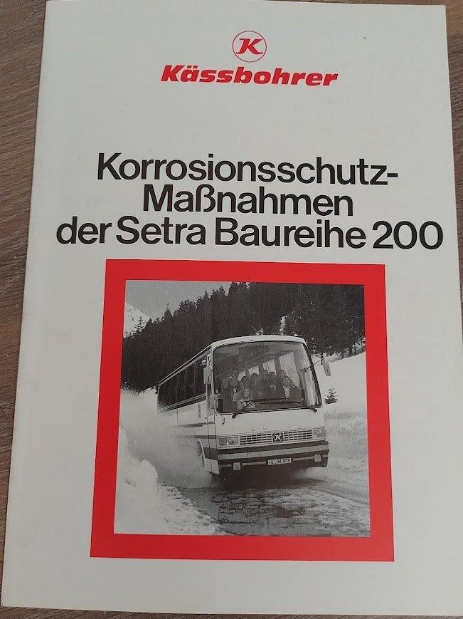 Kässbohrer Setra 200 autobus folder, Ophalen of Verzenden, Nieuw, Overige merken