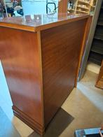 Klassieke Mahonie Ladenkast met 4 lades, Ophalen, Gebruikt, 50 tot 100 cm, 3 of 4 laden