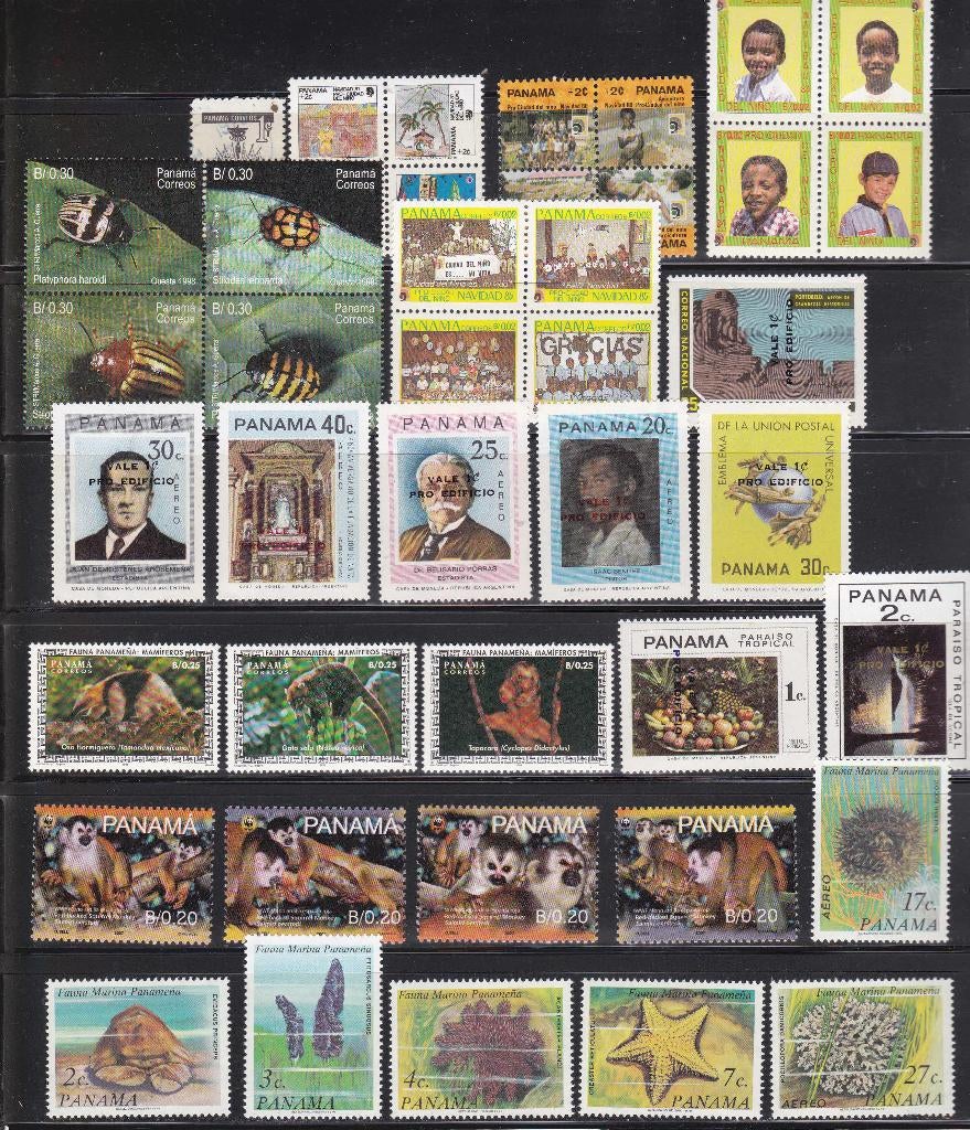 216. Panama div series, Ophalen of Verzenden, Postfris, Midden-Amerika