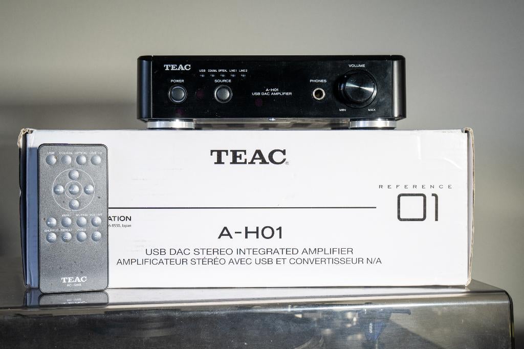 Prima Teac A-H01 versterker zwart, Audio, Tv en Foto, Versterkers en Receivers, Overige merken, Gebruikt, Ophalen of Verzenden