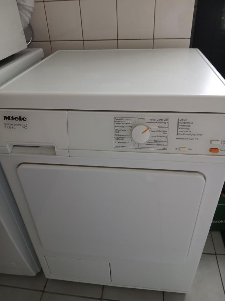Miele condensdroger, Witgoed en Apparatuur, 6 tot 8 kg, Gebruikt, Ophalen of Verzenden, 85 tot 90 cm
