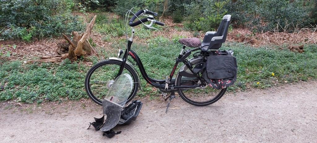 Moederfiets mamafiets Sparta, Ophalen, 2 zitjes, Sparta, Gebruikt