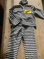 Boevenpak Feestkleding - Wit Zwart Gestreept Maat 164, Ophalen of Verzenden, Zo goed als nieuw, 158 t/m 164, Jongen of Meisje