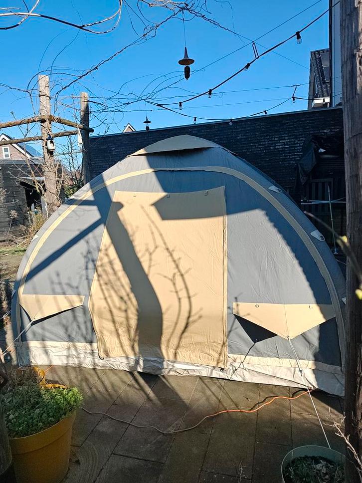 Ruime karsten 3x3 incl luifel., Caravans en Kamperen, Tenten, tot en met 4, Gebruikt, Ophalen
