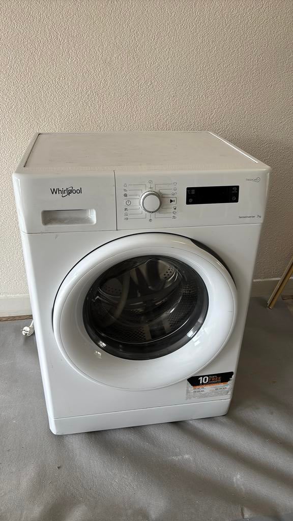 Whirlpool Senselnverter 7 kg wasmachine, Ophalen, Gebruikt, Minder dan 85 cm, Voorlader
