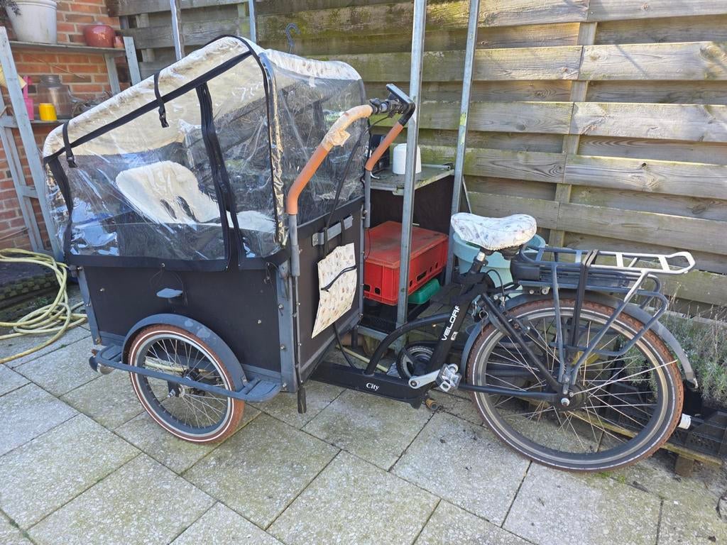 Troy elektrische  bakfiets met velora frame, Ophalen of Verzenden, 4 kinderen of meer