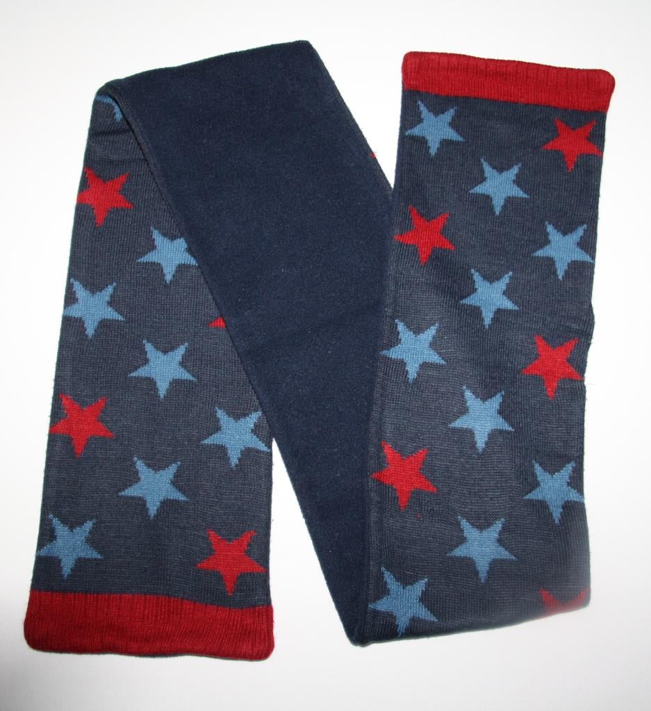 Als nieuwe HEMA sjaal shawl sterren rood blauw 80 - 86 - 92, Ophalen of Verzenden, Zo goed als nieuw, Maat 74, Hema