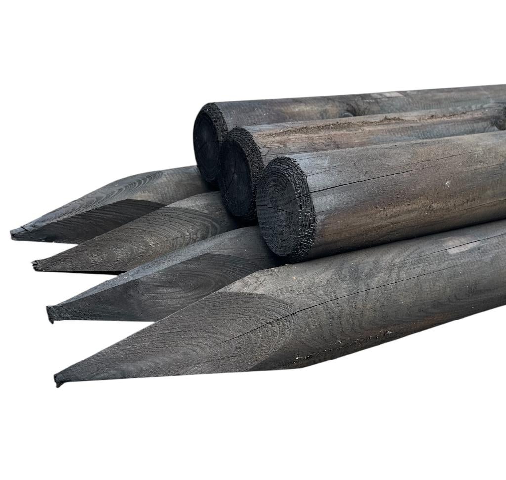 Dura2 houten weidepalen rond gepunt, Dieren en Toebehoren, Stalling en Weidegang, Weidegang