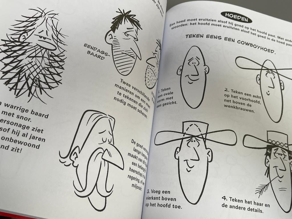 Cartoons tekenen figuren en gezichten / 2010, Ophalen of Verzenden, Zo goed als nieuw, Boek of Gids