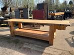 Oude Timmermanswerkbank of kookeiland of grote werktafel, Ophalen of Verzenden